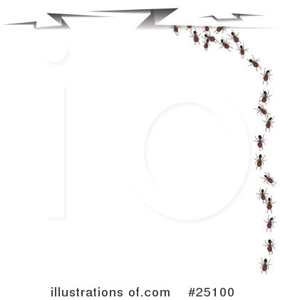 Royalty-Free (RF) Ants Clipart Illustration by Leo Blanchette - Stock Sample #25100