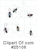 Ants Clipart #25106 by Leo Blanchette