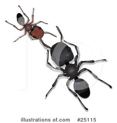 Ants Clipart #25115 by Leo Blanchette