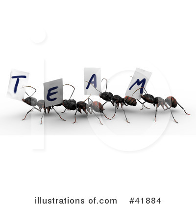 Ants Clipart #41884 by Leo Blanchette