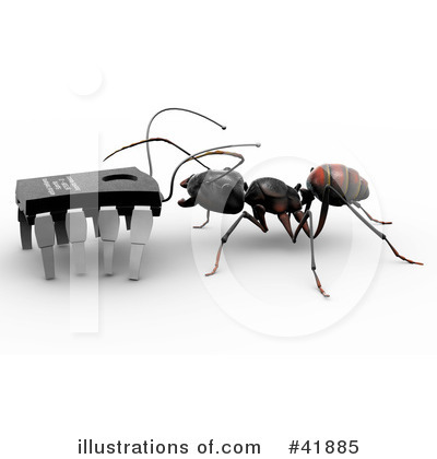 Ants Clipart #41885 by Leo Blanchette