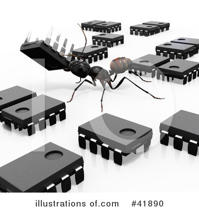 Ants Clipart #41890 by Leo Blanchette