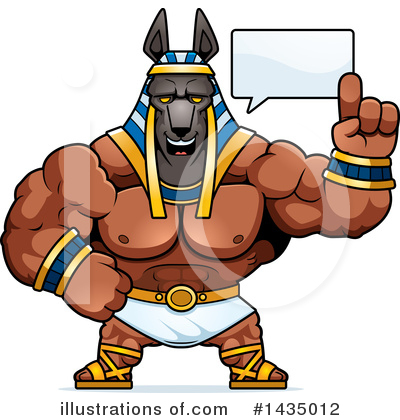 Royalty-Free (RF) Anubis Clipart Illustration by Cory Thoman - Stock Sample #1435012