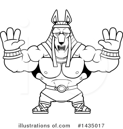 Royalty-Free (RF) Anubis Clipart Illustration by Cory Thoman - Stock Sample #1435017