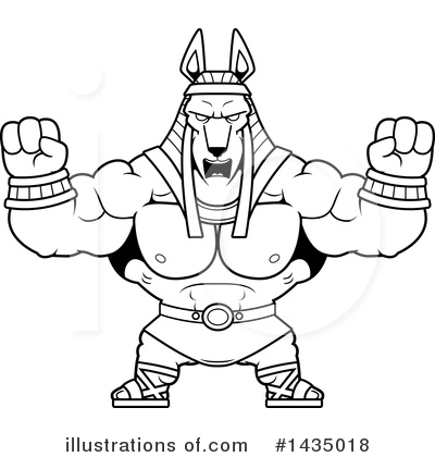 Royalty-Free (RF) Anubis Clipart Illustration by Cory Thoman - Stock Sample #1435018