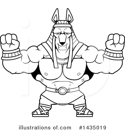 Royalty-Free (RF) Anubis Clipart Illustration by Cory Thoman - Stock Sample #1435019