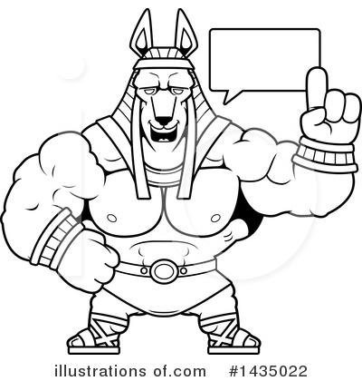 Royalty-Free (RF) Anubis Clipart Illustration by Cory Thoman - Stock Sample #1435022