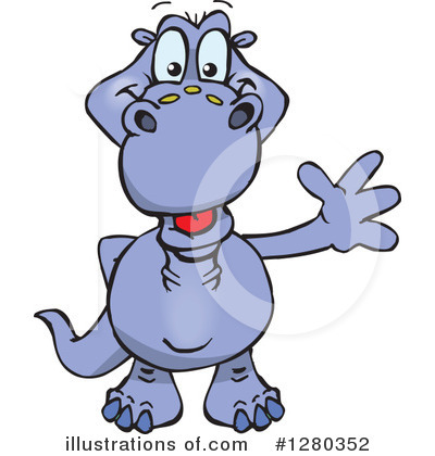 Royalty-Free (RF) Apatosaurus Clipart Illustration by Dennis Holmes Designs - Stock Sample #1280352