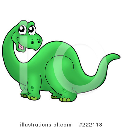 Royalty-Free (RF) Apatosaurus Clipart Illustration by visekart - Stock Sample #222118