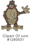 Ape Clipart #1280531 by Dennis Holmes Designs