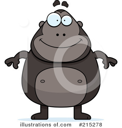 Royalty-Free (RF) Ape Clipart Illustration by Cory Thoman - Stock Sample #215278