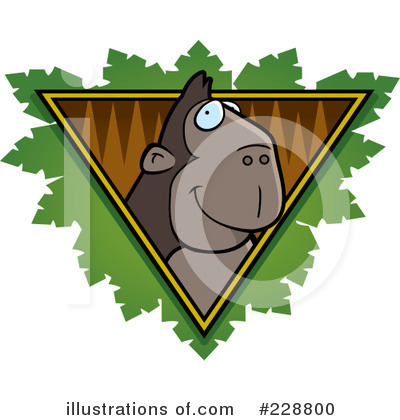 Royalty-Free (RF) Ape Clipart Illustration by Cory Thoman - Stock Sample #228800