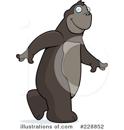 Royalty-Free (RF) Ape Clipart Illustration by Cory Thoman - Stock Sample #228852