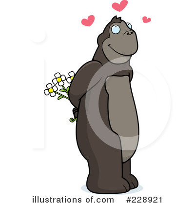 Royalty-Free (RF) Ape Clipart Illustration by Cory Thoman - Stock Sample #228921
