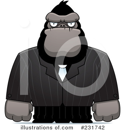 Royalty-Free (RF) Ape Clipart Illustration by Cory Thoman - Stock Sample #231742