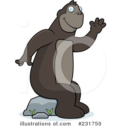 Apes Clipart #231750 by Cory Thoman