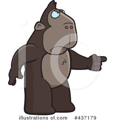 Royalty-Free (RF) Ape Clipart Illustration by Cory Thoman - Stock Sample #437179