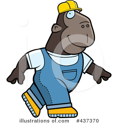 Royalty-Free (RF) Ape Clipart Illustration by Cory Thoman - Stock Sample #437370