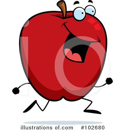 Royalty-Free (RF) Apple Clipart Illustration by Cory Thoman - Stock Sample #102680