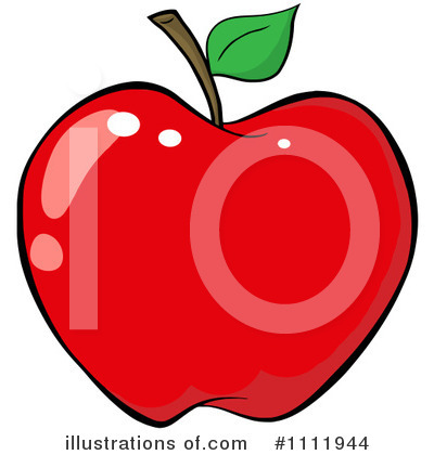 Royalty-Free (RF) Apple Clipart Illustration by Hit Toon - Stock Sample #1111944