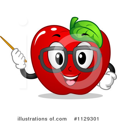Royalty-Free (RF) Apple Clipart Illustration by BNP Design Studio - Stock Sample #1129301