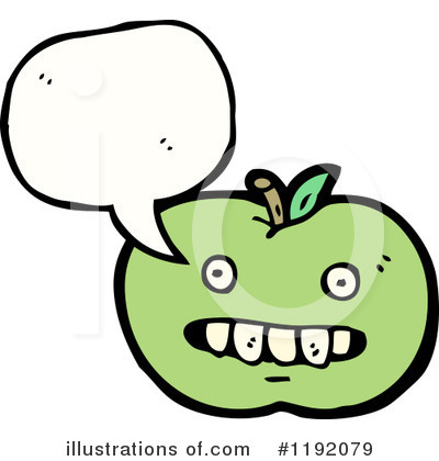 Royalty-Free (RF) Apple Clipart Illustration by lineartestpilot - Stock Sample #1192079