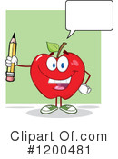 Apple Clipart #1200481 by Hit Toon