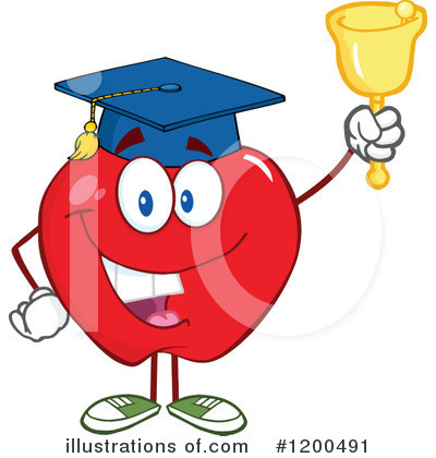 Royalty-Free (RF) Apple Clipart Illustration by Hit Toon - Stock Sample #1200491