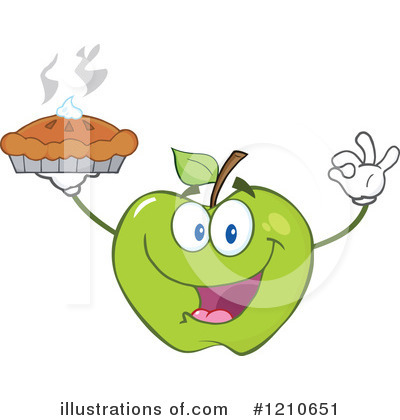 Royalty-Free (RF) Apple Clipart Illustration by Hit Toon - Stock Sample #1210651