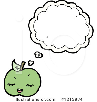 Royalty-Free (RF) Apple Clipart Illustration by lineartestpilot - Stock Sample #1213984