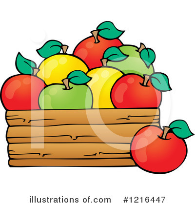 Royalty-Free (RF) Apple Clipart Illustration by visekart - Stock Sample #1216447