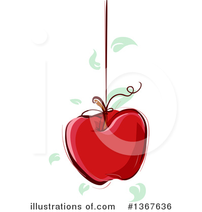 Royalty-Free (RF) Apple Clipart Illustration by BNP Design Studio - Stock Sample #1367636