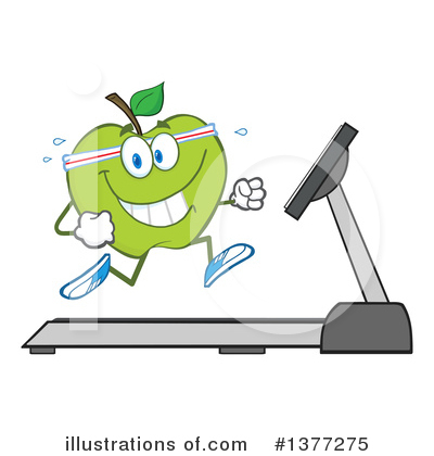 Royalty-Free (RF) Apple Clipart Illustration by Hit Toon - Stock Sample #1377275