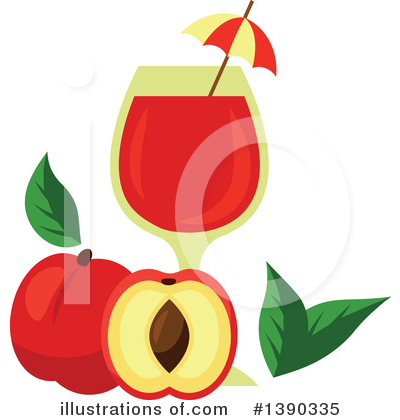 Alcoholic Beverages Clipart #1390335 by Vector Tradition SM