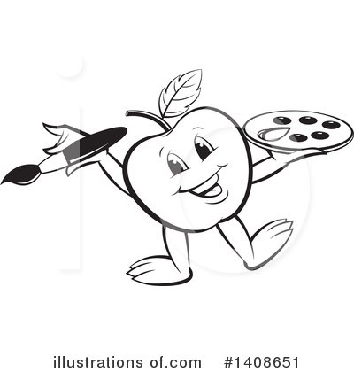 Royalty-Free (RF) Apple Clipart Illustration by Lal Perera - Stock Sample #1408651