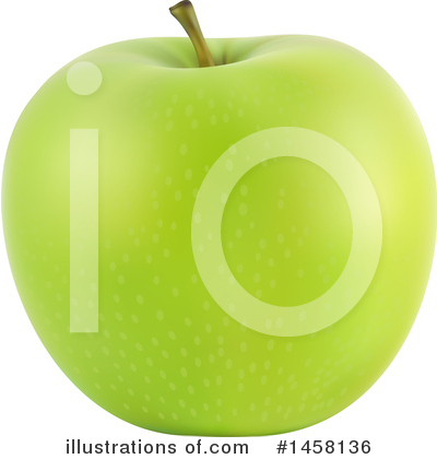 Royalty-Free (RF) Apple Clipart Illustration by cidepix - Stock Sample #1458136
