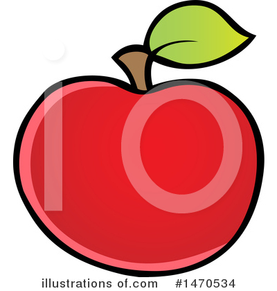 Royalty-Free (RF) Apple Clipart Illustration by visekart - Stock Sample #1470534