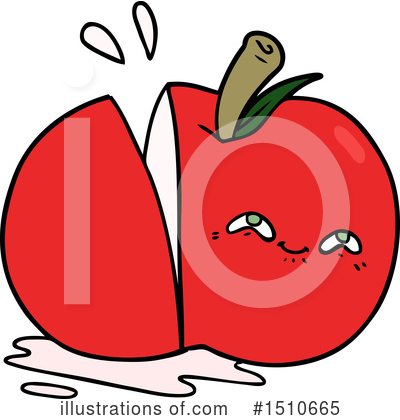 Royalty-Free (RF) Apple Clipart Illustration by lineartestpilot - Stock Sample #1510665