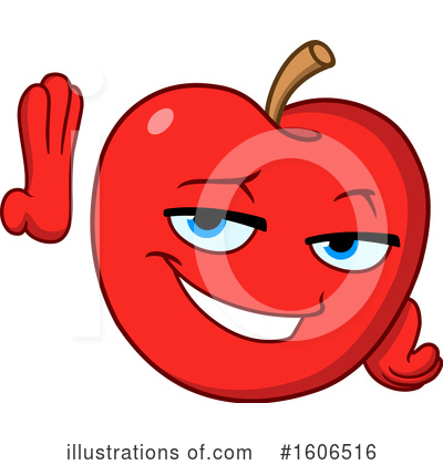 Royalty-Free (RF) Apple Clipart Illustration by yayayoyo - Stock Sample #1606516