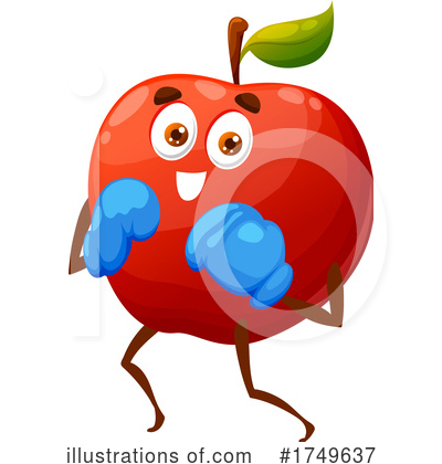 Royalty-Free (RF) Apple Clipart Illustration by Vector Tradition SM - Stock Sample #1749637