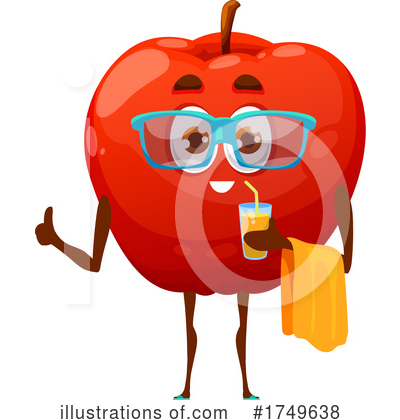 Royalty-Free (RF) Apple Clipart Illustration by Vector Tradition SM - Stock Sample #1749638