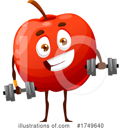 Royalty-Free (RF) Apple Clipart Illustration by Vector Tradition SM - Stock Sample #1749640