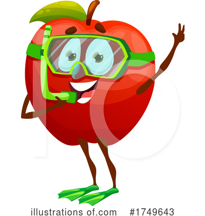 Royalty-Free (RF) Apple Clipart Illustration by Vector Tradition SM - Stock Sample #1749643
