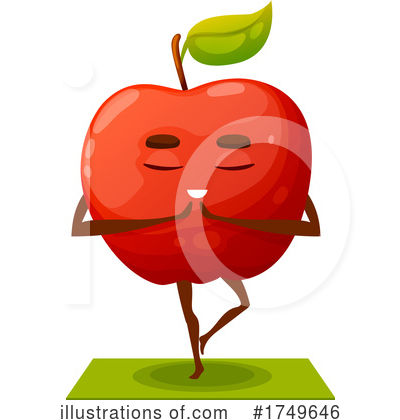 Royalty-Free (RF) Apple Clipart Illustration by Vector Tradition SM - Stock Sample #1749646