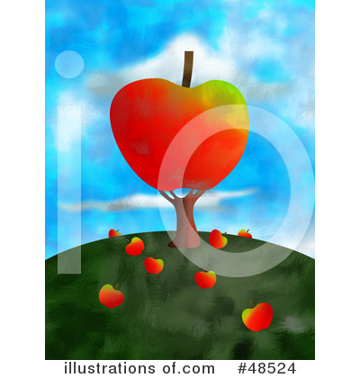 Royalty-Free (RF) Apple Clipart Illustration by Prawny - Stock Sample #48524
