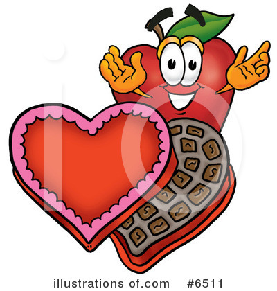 Royalty-Free (RF) Apple Clipart Illustration by Mascot Junction - Stock Sample #6511
