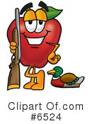 Apple Clipart #6524 by Mascot Junction