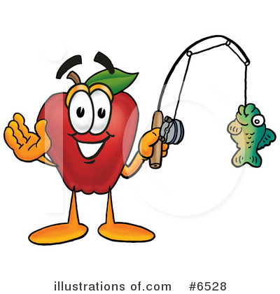Royalty-Free (RF) Apple Clipart Illustration by Mascot Junction - Stock Sample #6528