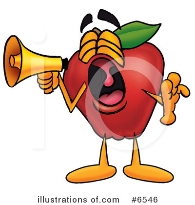 Royalty-Free (RF) Apple Clipart Illustration by Mascot Junction - Stock Sample #6546