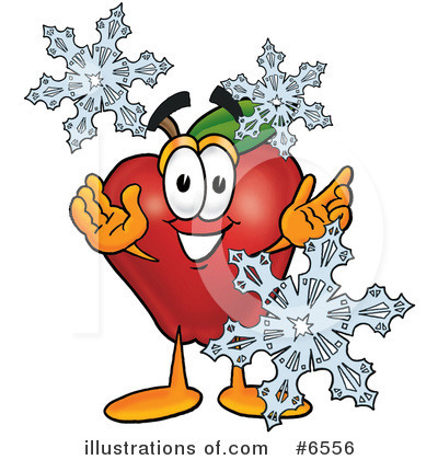 Royalty-Free (RF) Apple Clipart Illustration by Mascot Junction - Stock Sample #6556